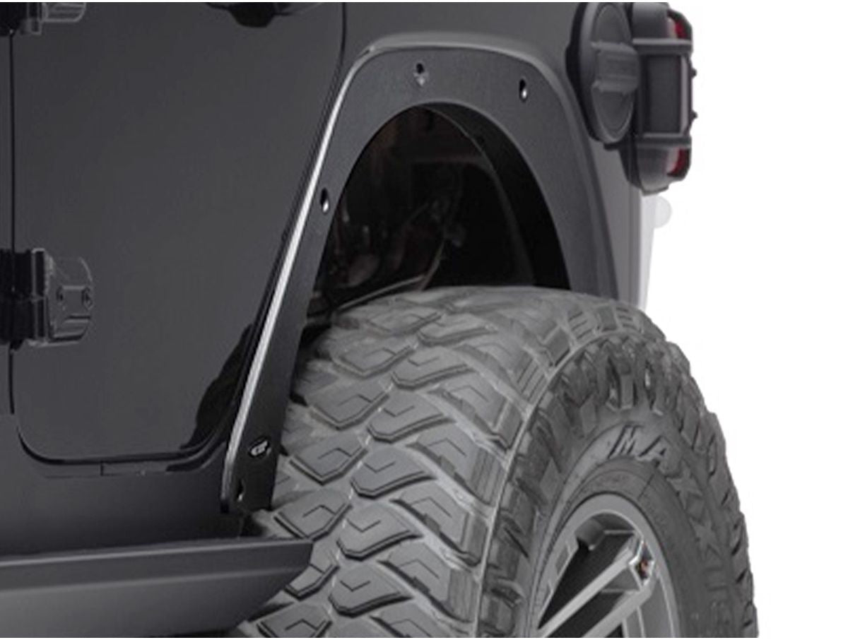 Fender Flare Delete Kit F/R Black Jeep Rugged Ridge