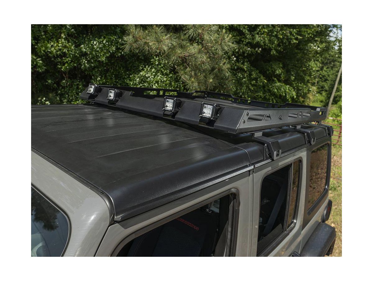Roof Rack with Basket 18-Present Jeep Wrangler Jl 4-Door Hardtops Rugg