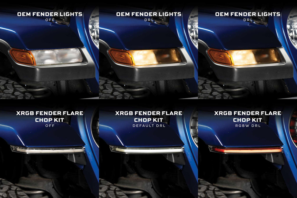 Standard Jeep JL / JT XRGB Fender Flare Chop Kit (Set)