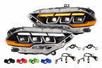 XB LED Headlights: 18-23 Ford Mustang (Gen II / Set)