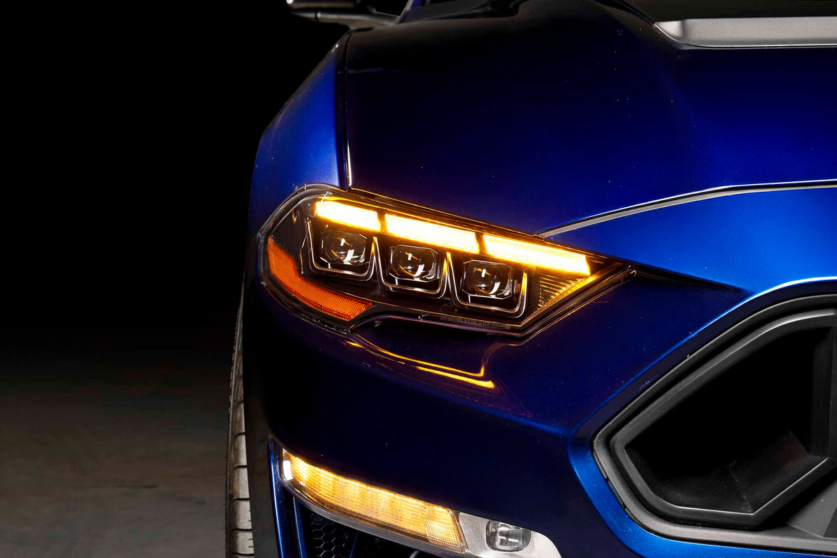 XB LED Headlights: 18-23 Ford Mustang (Gen II / Set)