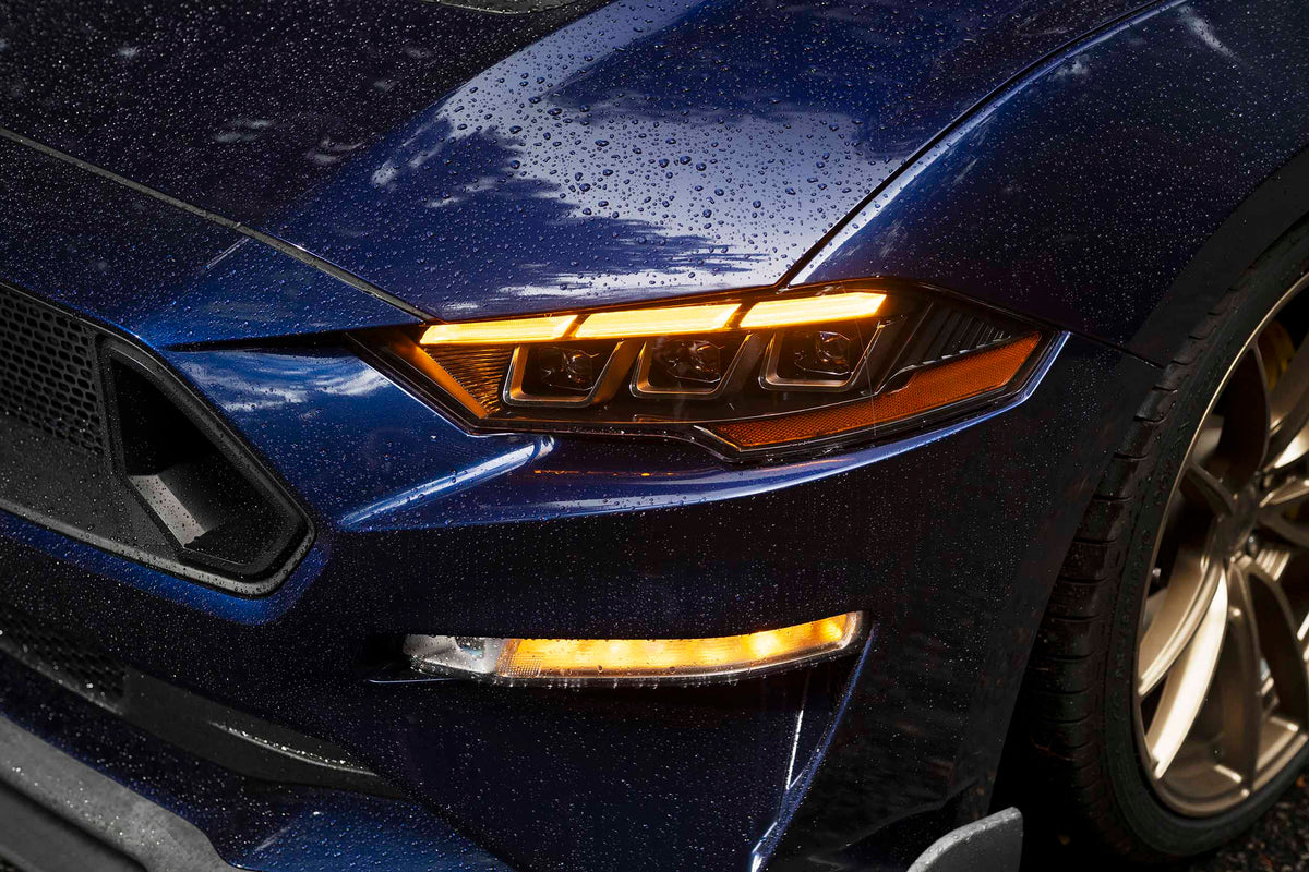 XB LED Headlights: 18-23 Ford Mustang (Gen II / Set)