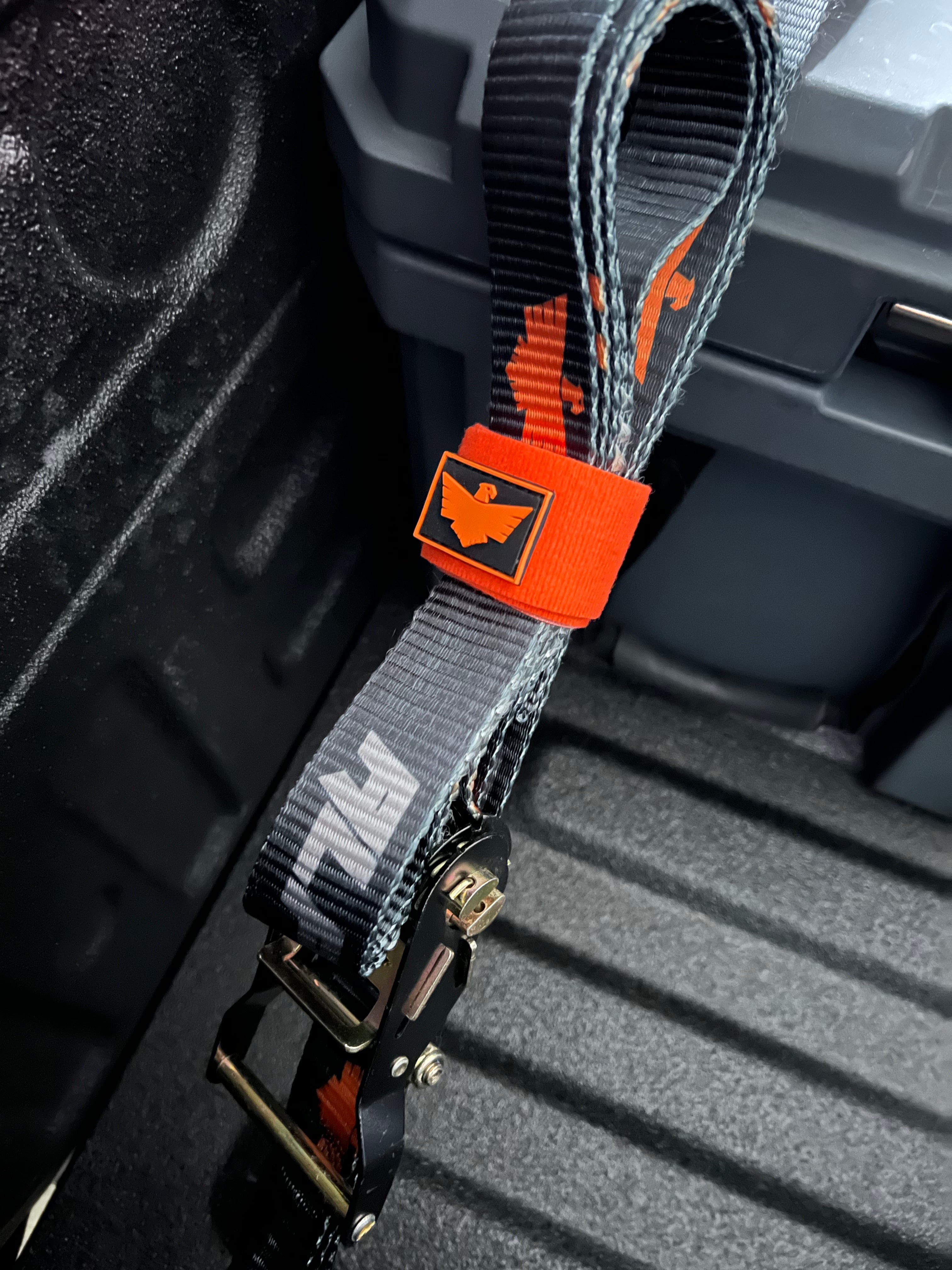 Alpine Strap Keeper-Orange (sold in pairs)