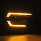 12-15 Toyota Tacoma PRO-Series Halogen Projector Headlights Alpha-Black - Apollo Off-Road