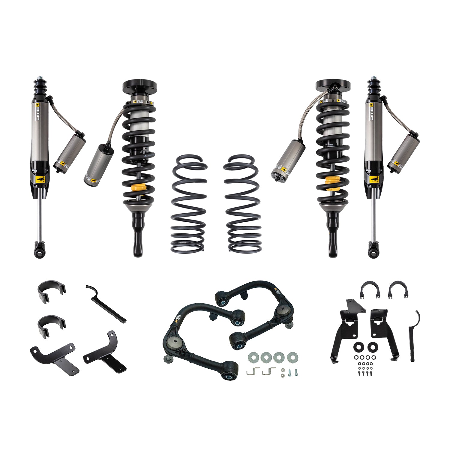 24-25 Toyota Tacoma BP-51 Suspension Lift Kit 3 in Front 0-330 lb / 2 in Rear 440 lb with Upper Control Arms