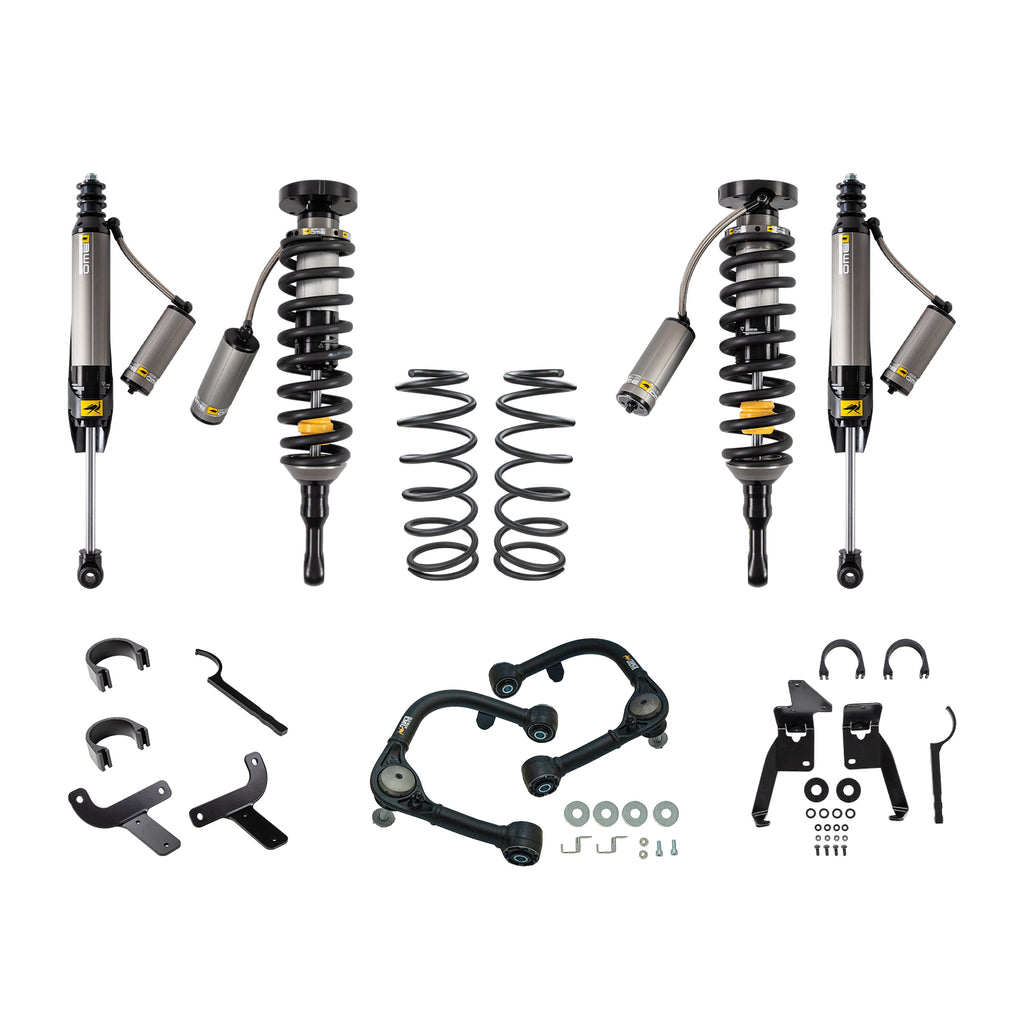 24-25 Toyota Tacoma BP-51 Suspension Lift Kit 3 in Front 0-330 lb / 2 in Rear 880 lb with Upper Control Arms