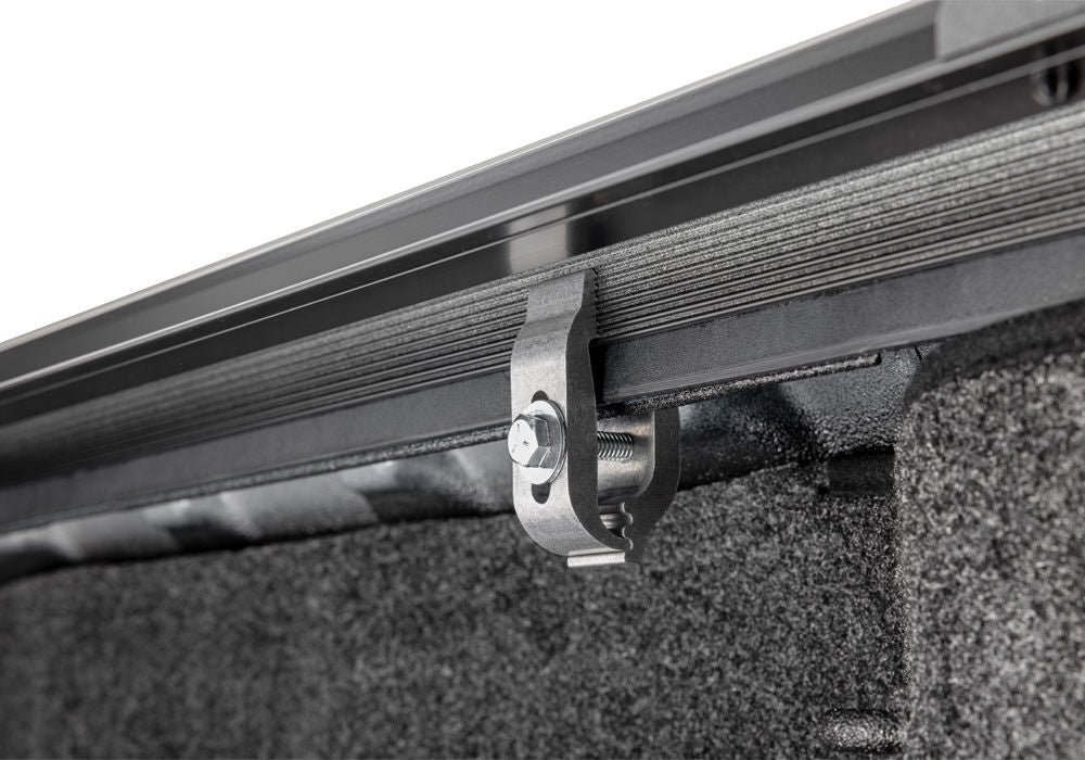 Pro X15 TS Tonneau Cover Black 2007-2021 Toyota Tundra 6 Foot 6 Inch Bed with Deck Rail System Truxedo