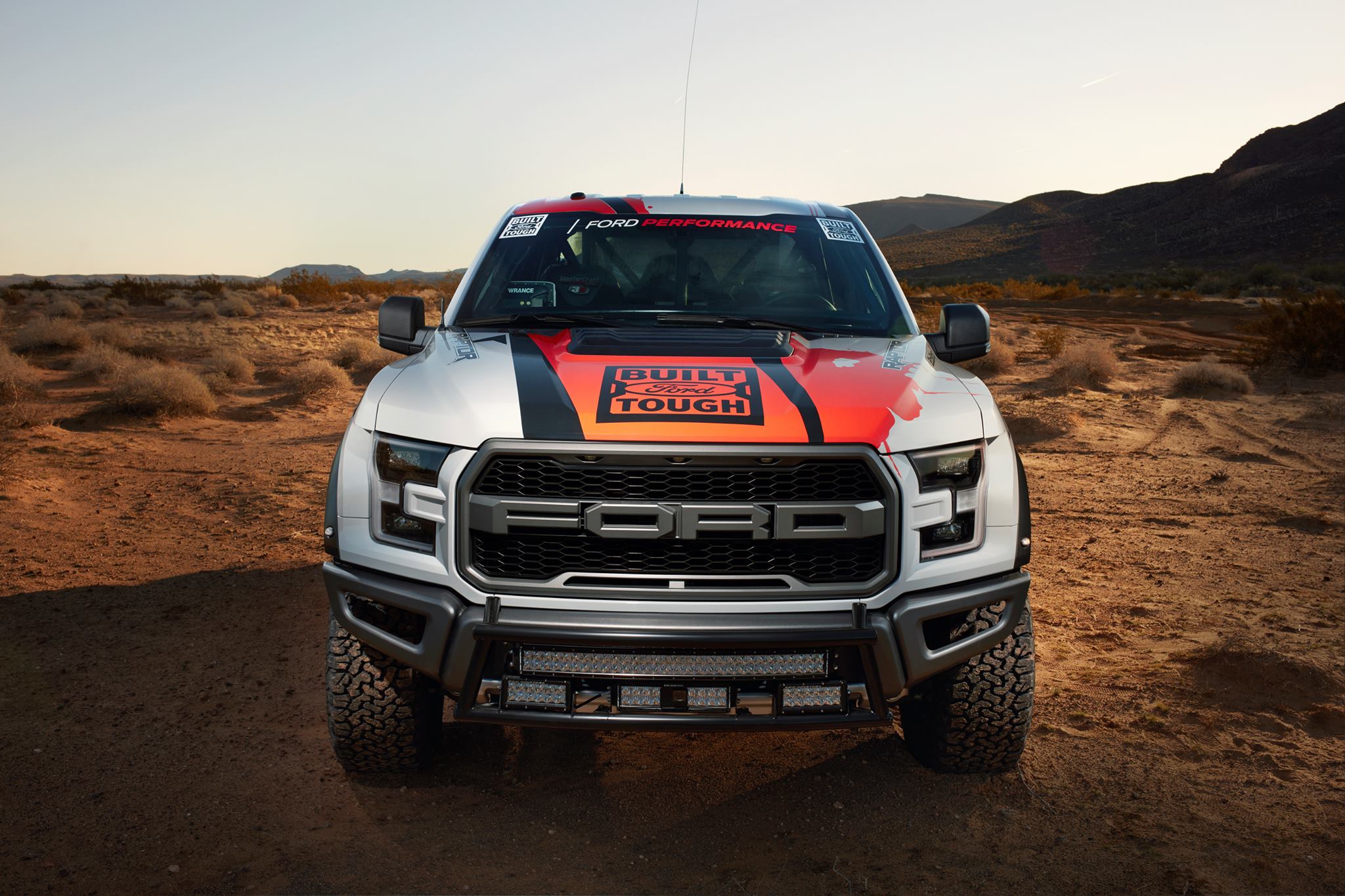 Foutz Motorsports Race truck front bumper light bar mount kit 2017-2026 Ford F-150 Raptor 2023-2026 Ford F-150 Raptor R