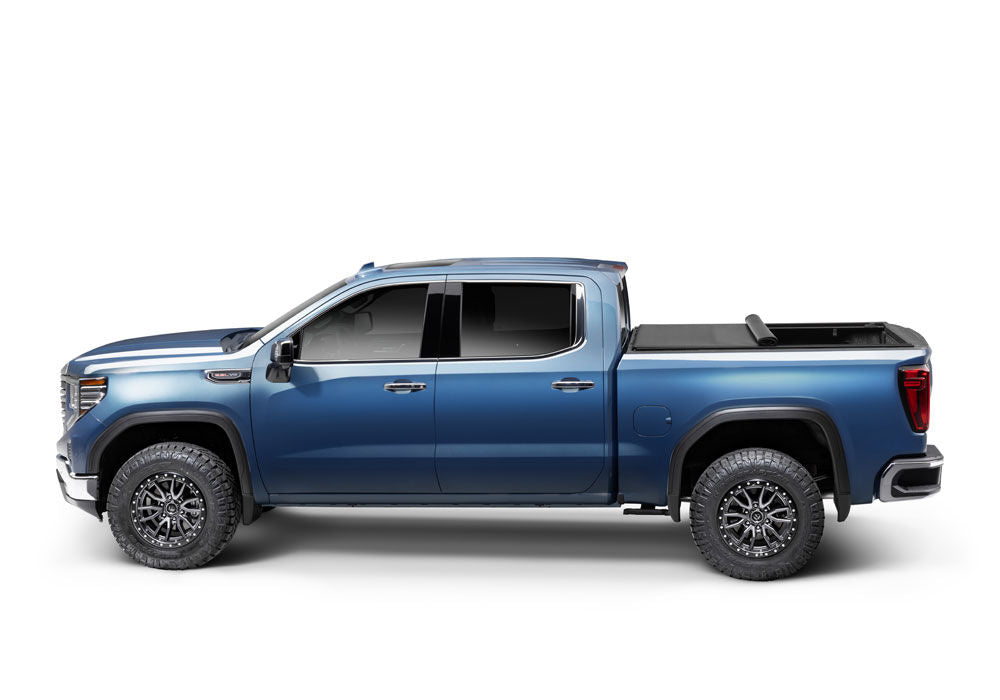 Pro X15 TS Tonneau Cover Black 2022-2026 Toyota Tundra 5 Foot 7 Inch Bed with Deck Rail System Truxedo