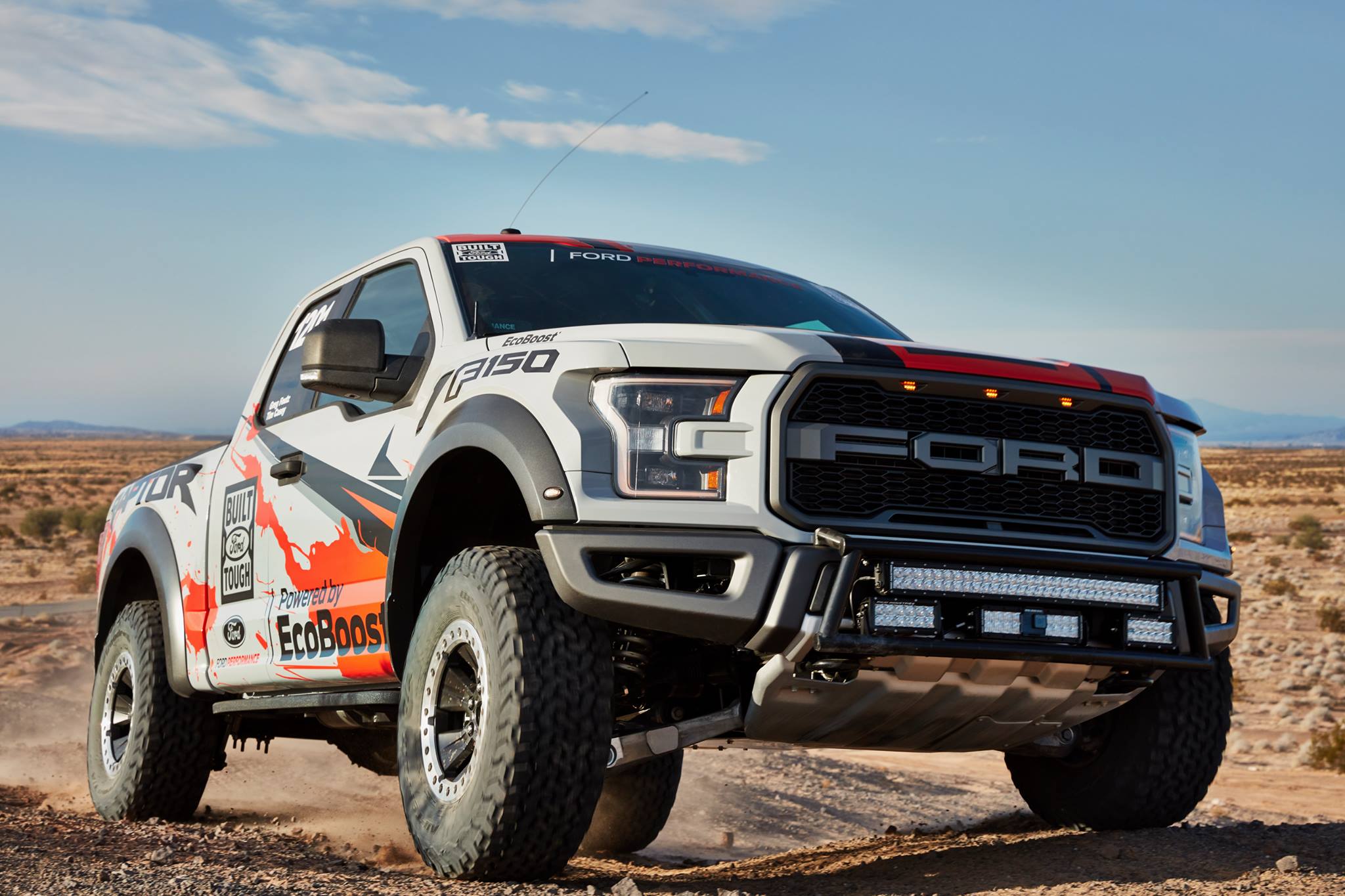 Foutz Motorsports Race truck front bumper light bar mount kit 2017-2026 Ford F-150 Raptor 2023-2026 Ford F-150 Raptor R