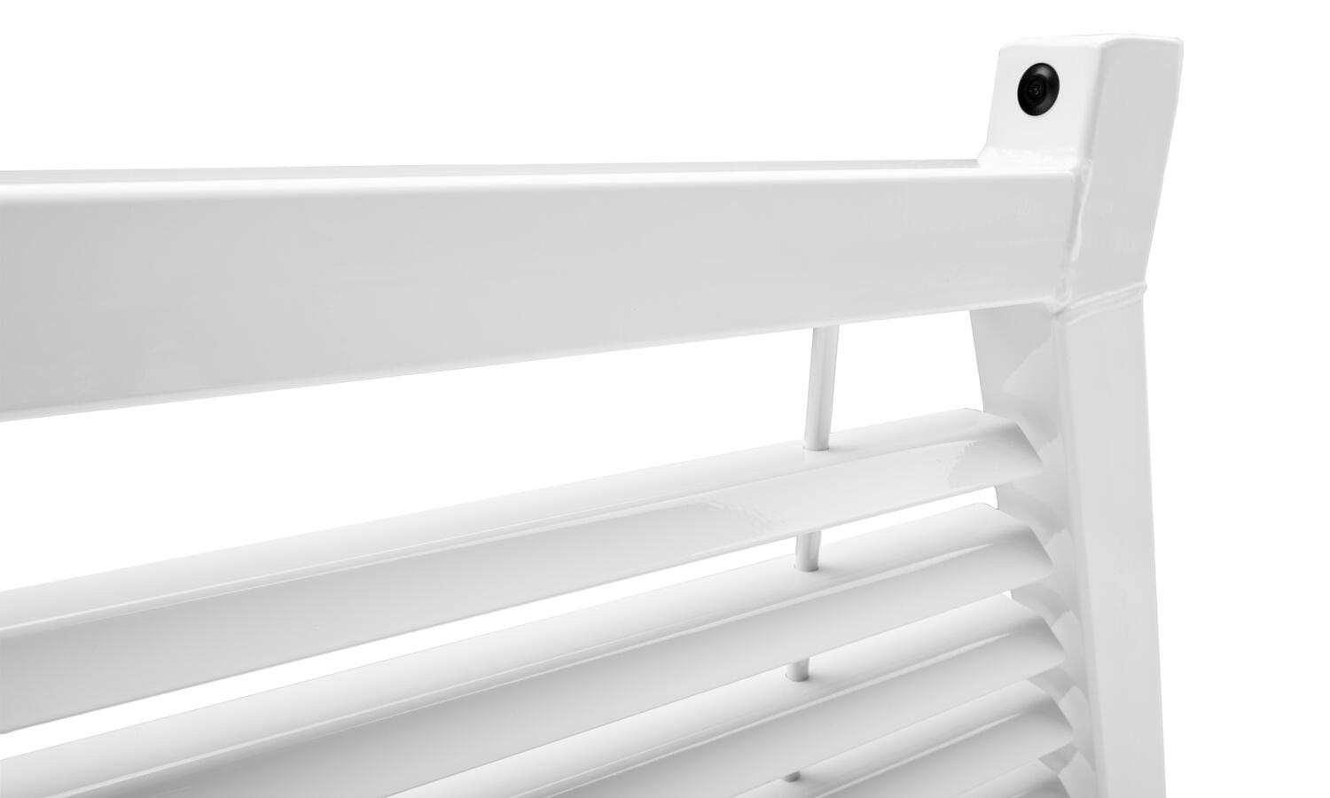 Louvered White Silverado/Sierra/F150/Titan/Tundra/D/W Series/Ram w/o Rambox Backrack