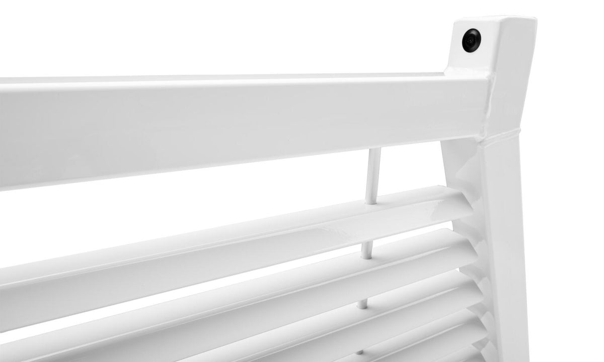Louvered White Silverado/Sierra/F150/Titan/Tundra/D/W Series/Ram w/o Rambox Backrack