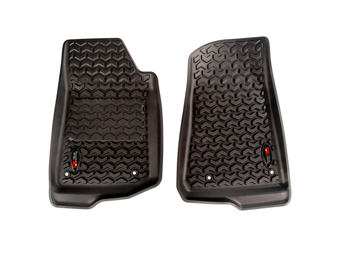 Floor Liner Front Black 2018-2020 Jeep Wrangler 2020 Gladiator Jl / JT Rugged Ridge