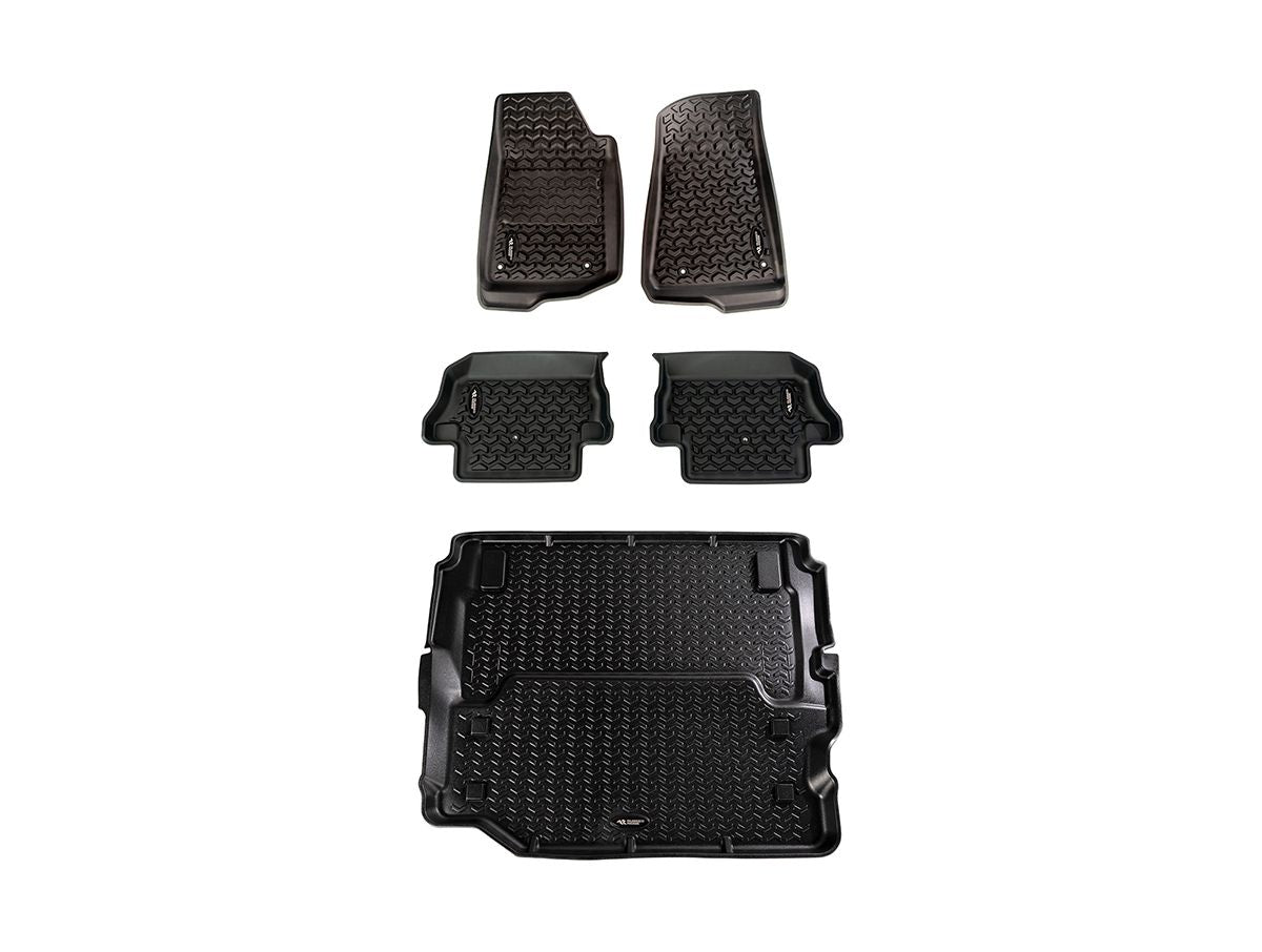 All Terrain Floor Liner Set 18-20 Jeep Wrangler Jl 2-dr (full Cargo) Rugged Ridge
