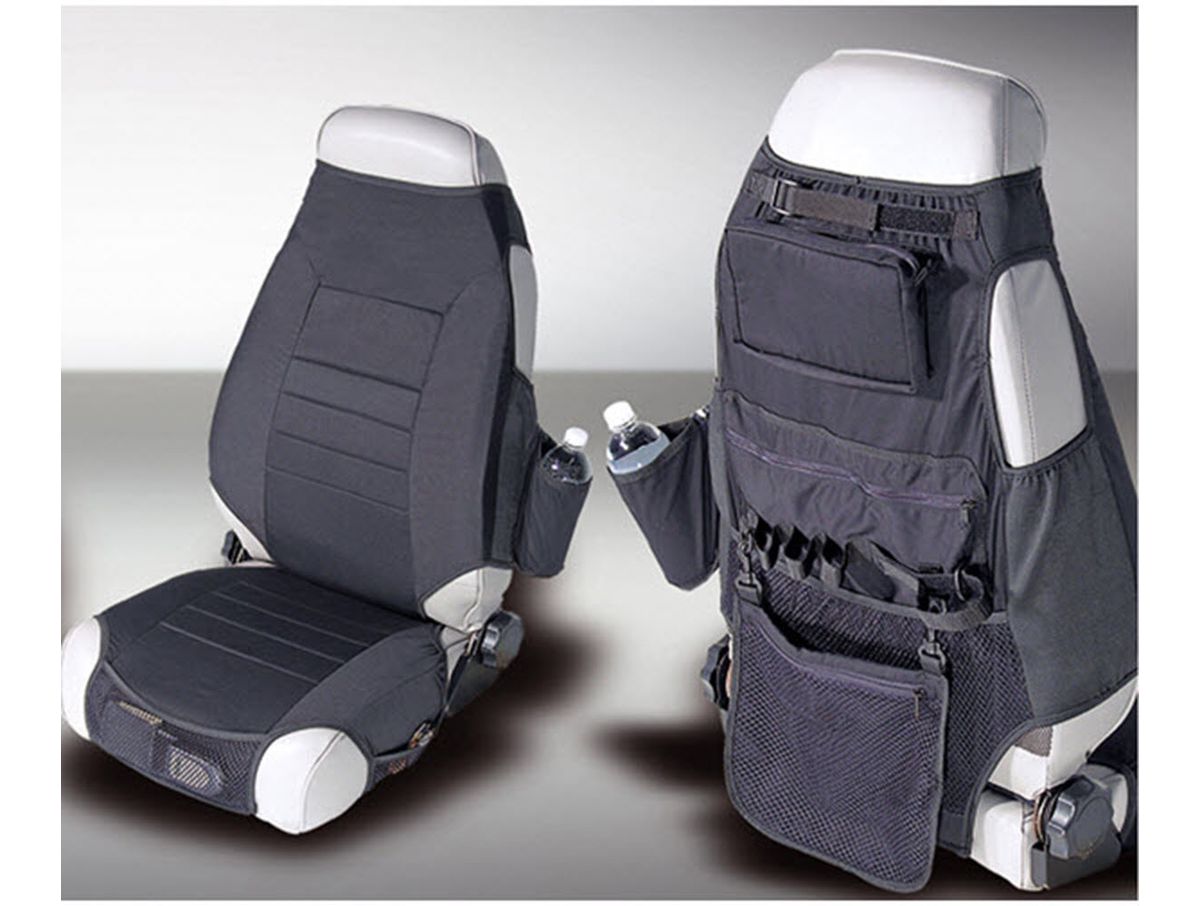 Seat Protector Kit Fabric Black 76-06 Jeep CJ/Wrangler YJ/TJ Rugged Ridge