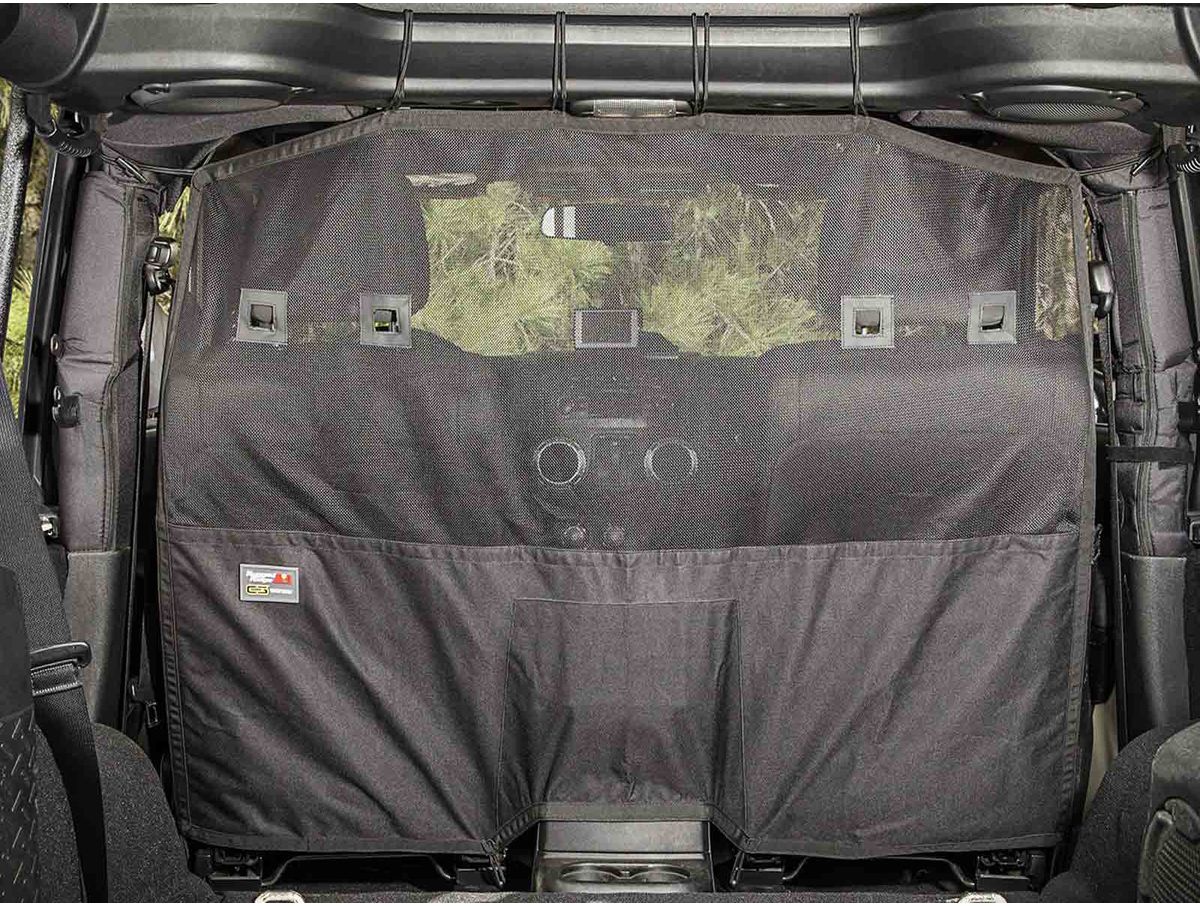 C2 Cargo Curtain Front 07-18 Jeep Wrangler JK/JKU Rugged Ridge