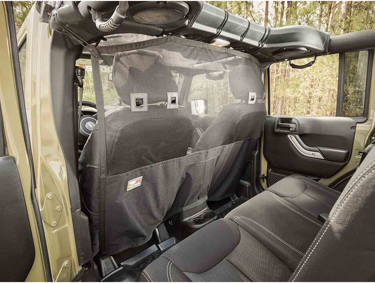 C2 Cargo Curtain Front 07-18 Jeep Wrangler JK/JKU Rugged Ridge