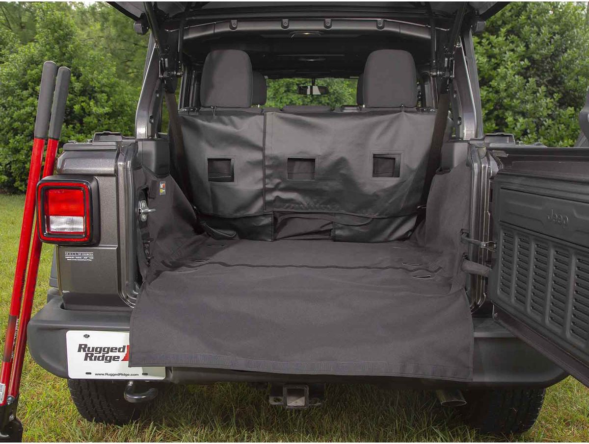 C3 Cargo Cover 18-Present Jeep Wrangler Unlimited JLU 4 Door Rugged Ridge