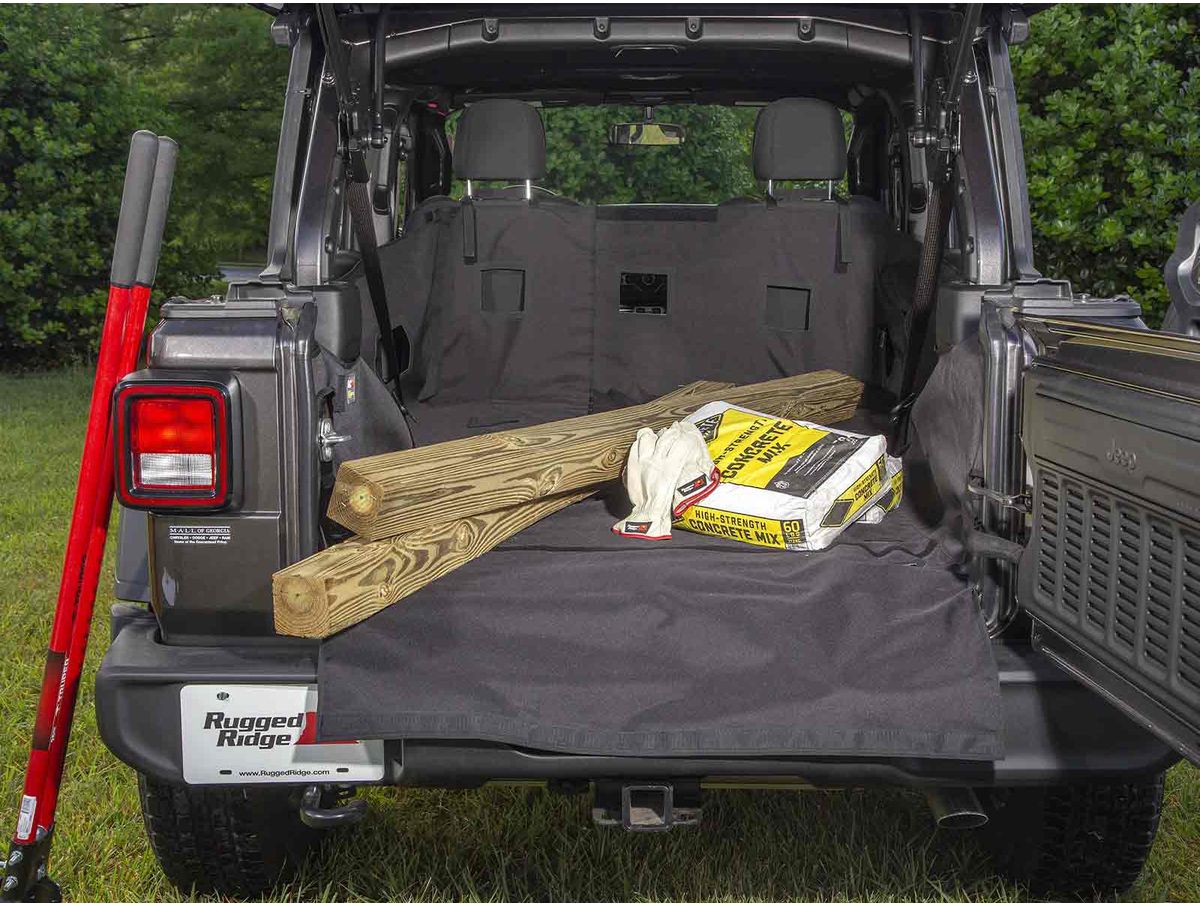 C3 Cargo Cover 18-Present Jeep Wrangler Unlimited JLU 4 Door Rugged Ridge