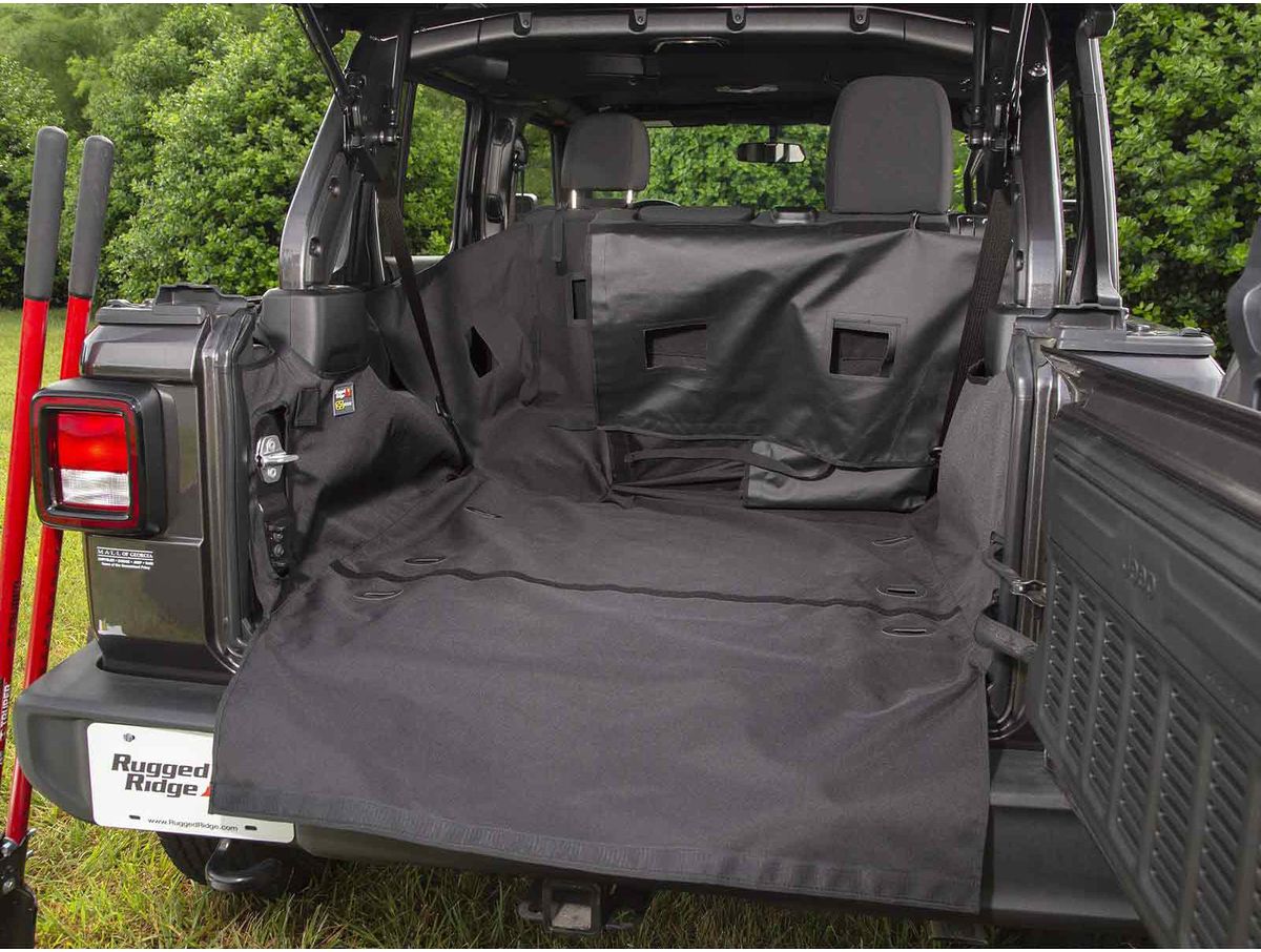 C3 Cargo Cover 18-Present Jeep Wrangler Unlimited JLU 4 Door Rugged Ridge