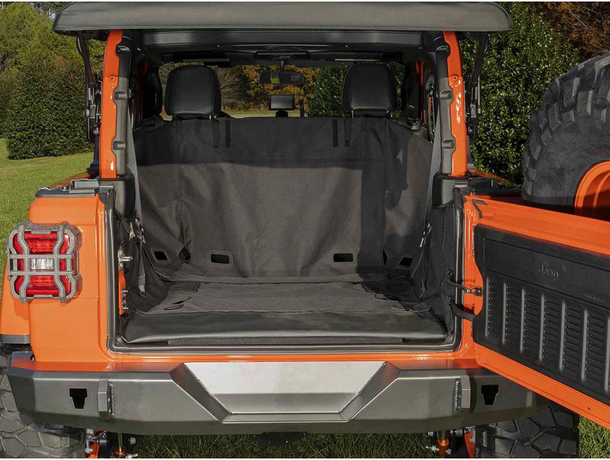 C3 Cargo Cover 18-Present Jeep Wrangler Jl 2 Door Rugged Ridge