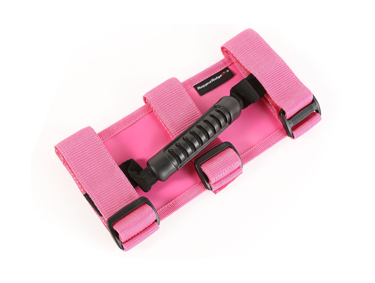 Ultimate Grab Handle Kit Pink 55-Present Jeep CJ/Wrangler 20-Present Gladiator Rugged Ridge