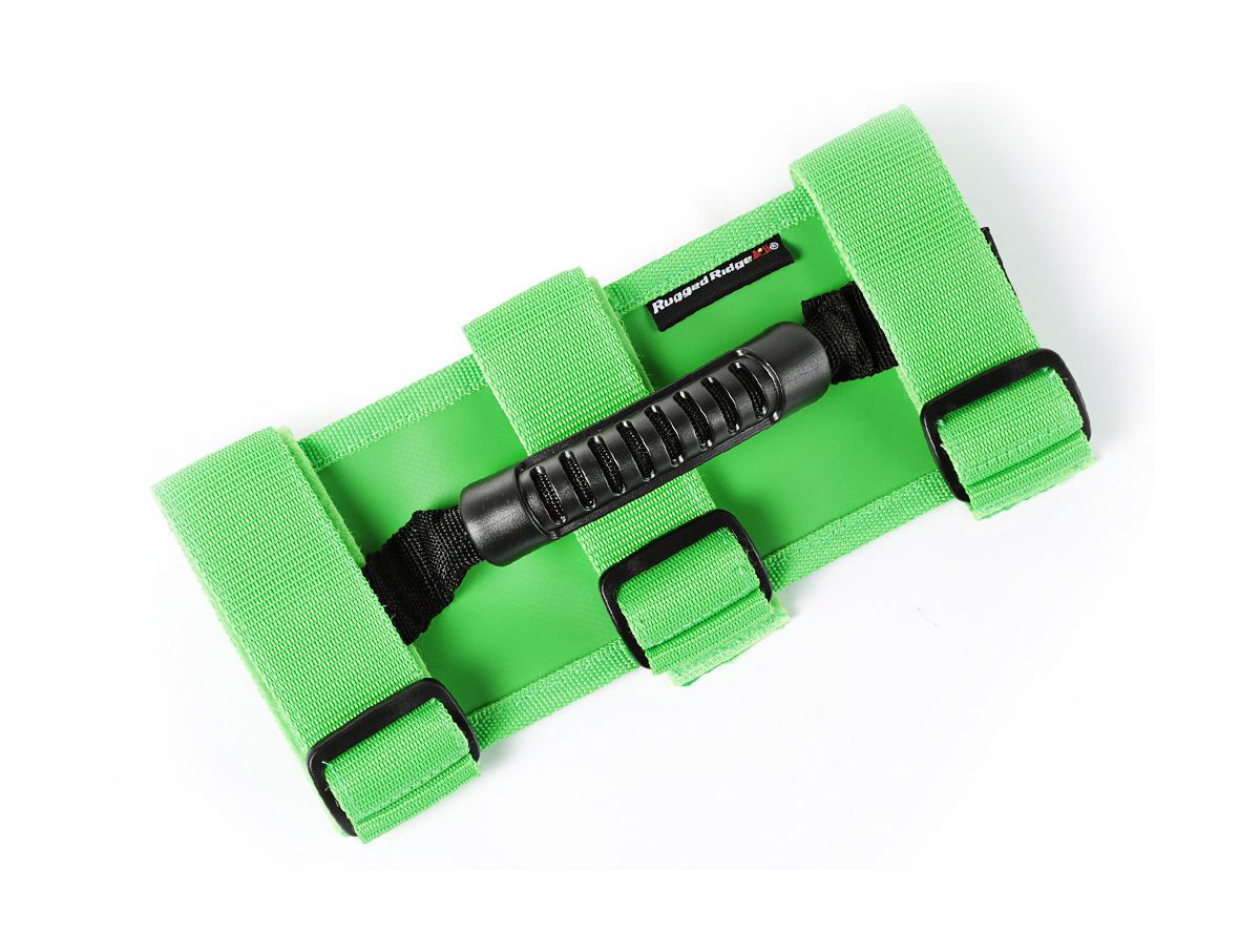 Ultimate Grab Handle Kit Green 55-Present Jeep CJ/Wrangler 20-Present Gladiator Rugged Ridge