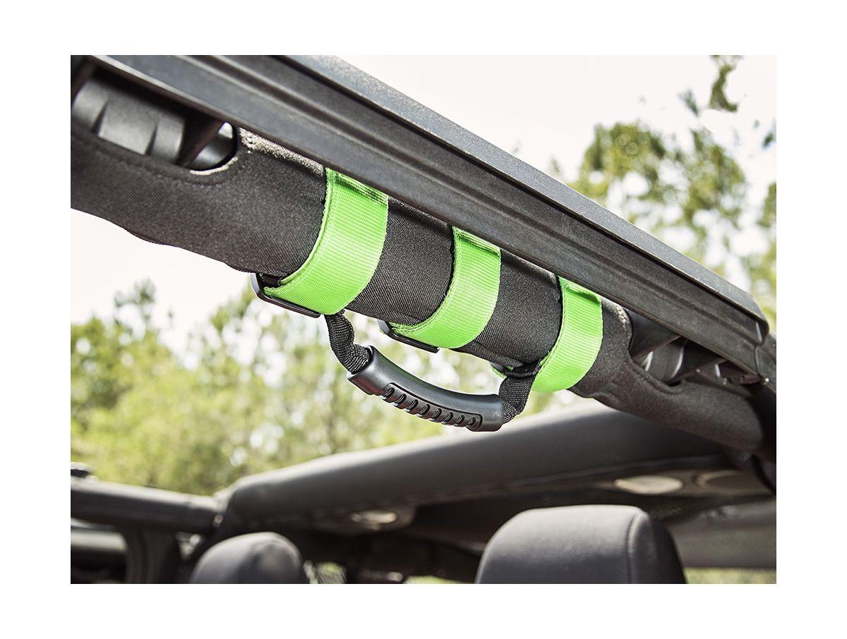 Ultimate Grab Handle Kit Green 55-Present Jeep CJ/Wrangler 20-Present Gladiator Rugged Ridge