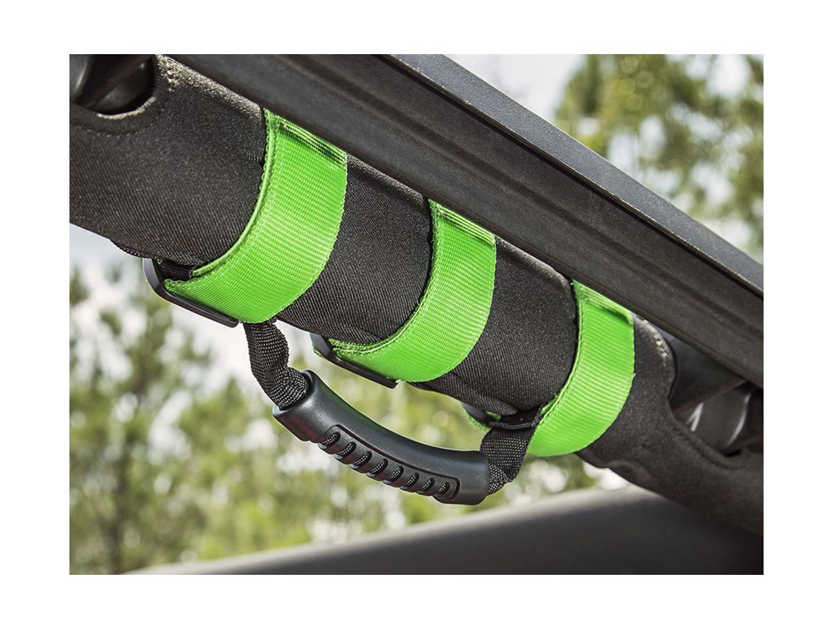 Ultimate Grab Handle Kit Green 55-Present Jeep CJ/Wrangler 20-Present Gladiator Rugged Ridge
