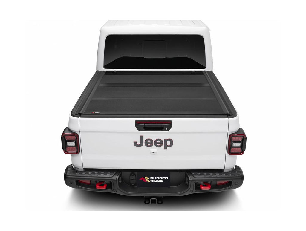 Armis Hard Folding with Line-x Bed Cover 20-Present Jeep Gladiator JT Rugged Ridge