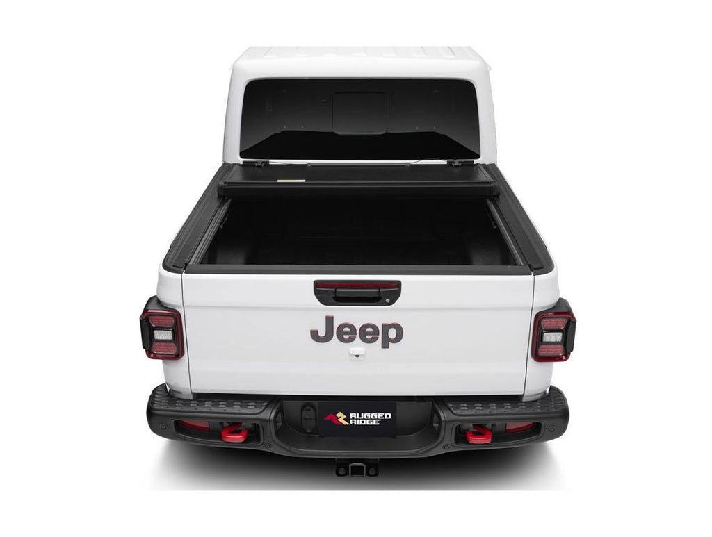 Armis Hard Folding with Line-x Bed Cover 20-Present Jeep Gladiator JT Rugged Ridge