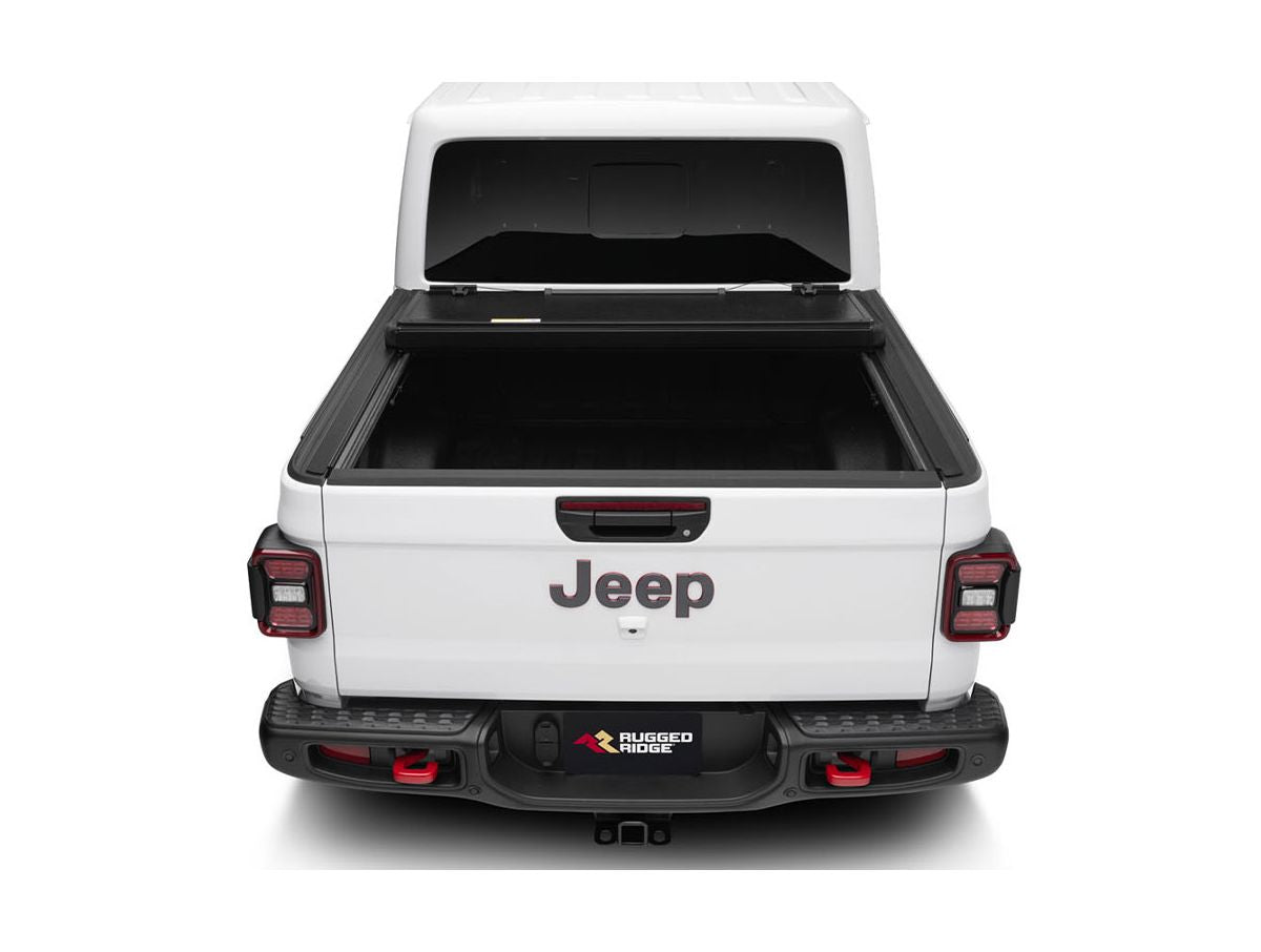 Armis Hard Folding with Line-x Bed Cover 20-Present Jeep Gladiator JT Rugged Ridge