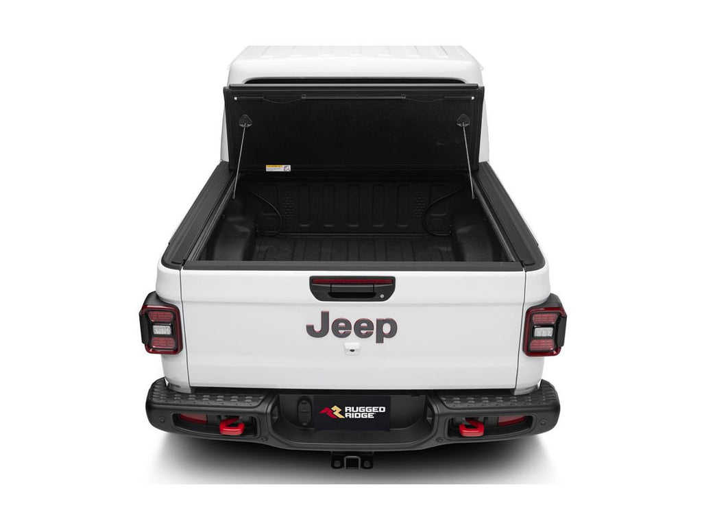 Armis Hard Folding with Line-x Bed Cover 20-Present Jeep Gladiator JT Rugged Ridge