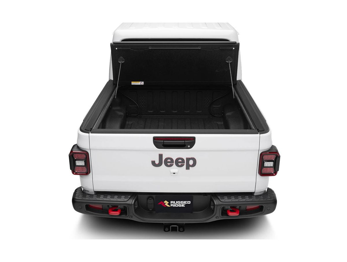 Armis Hard Folding with Line-x Bed Cover 20-Present Jeep Gladiator JT Rugged Ridge
