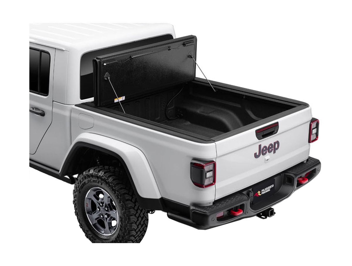 Armis Hard Folding with Line-x Bed Cover 20-Present Jeep Gladiator JT Rugged Ridge