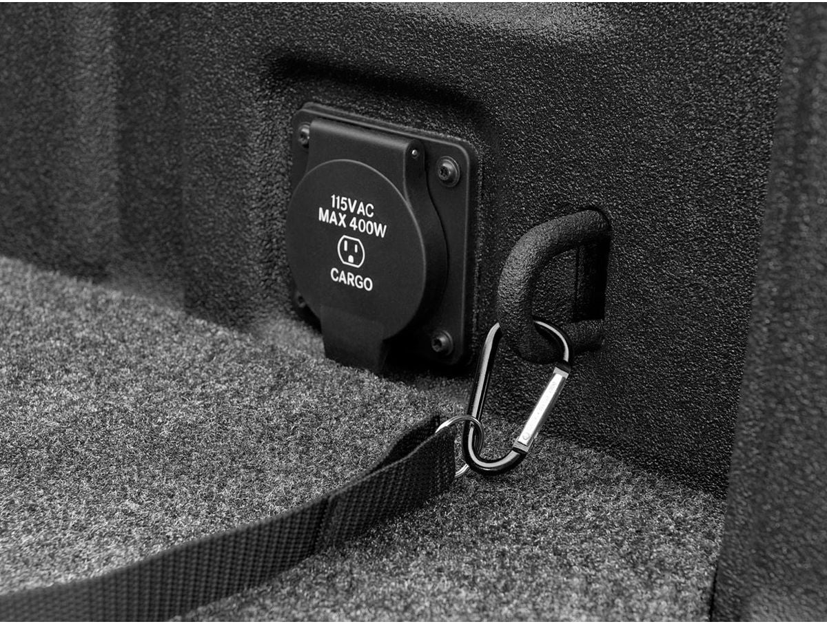 Armis Retractable Locking Bed Covr W/Trail Rails 20-Present Jeep Gladiator JT Rugged Ridge