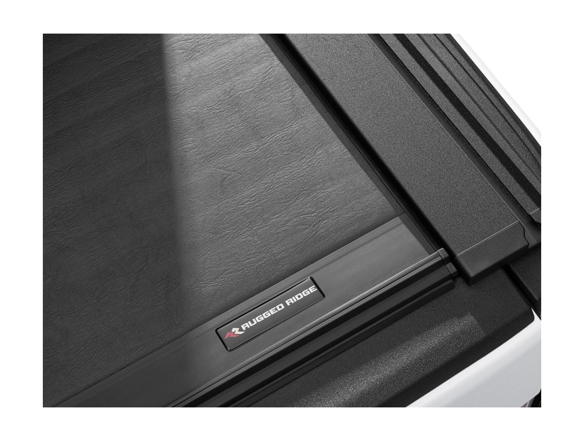 Armis Cover with Max Track Black 20-Present Jeep Gladiator w/ Trail Rail System w/Trail Rail Rugged Ridge