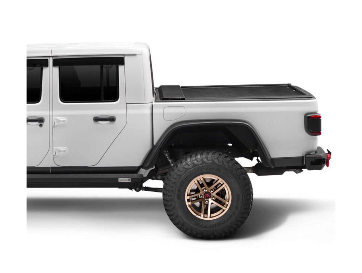 Armis Cover with Max Track Black 20-Present Jeep Gladiator w/ Trail Rail System w/Trail Rail Rugged Ridge