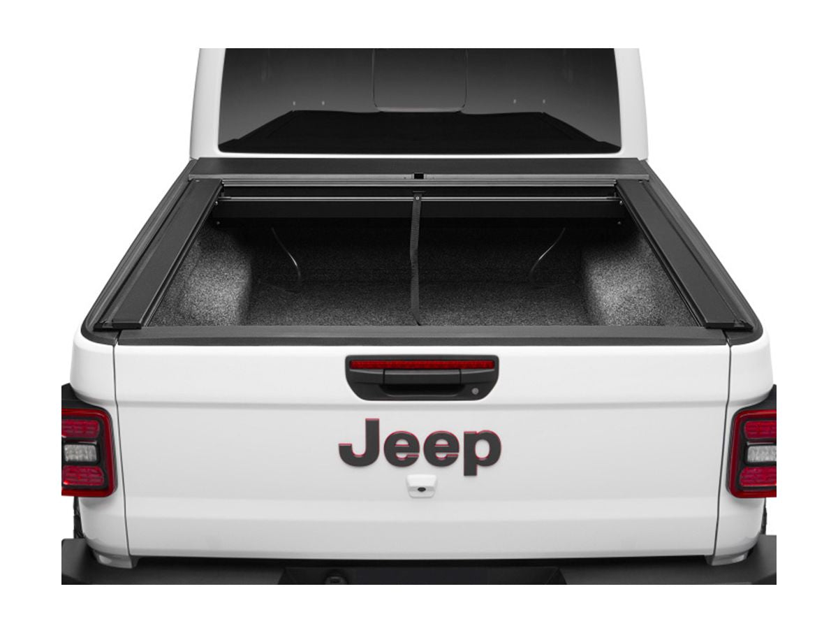 Armis Cover with Max Track Black 20-Present Jeep Gladiator w/ Trail Rail System w/Trail Rail Rugged Ridge