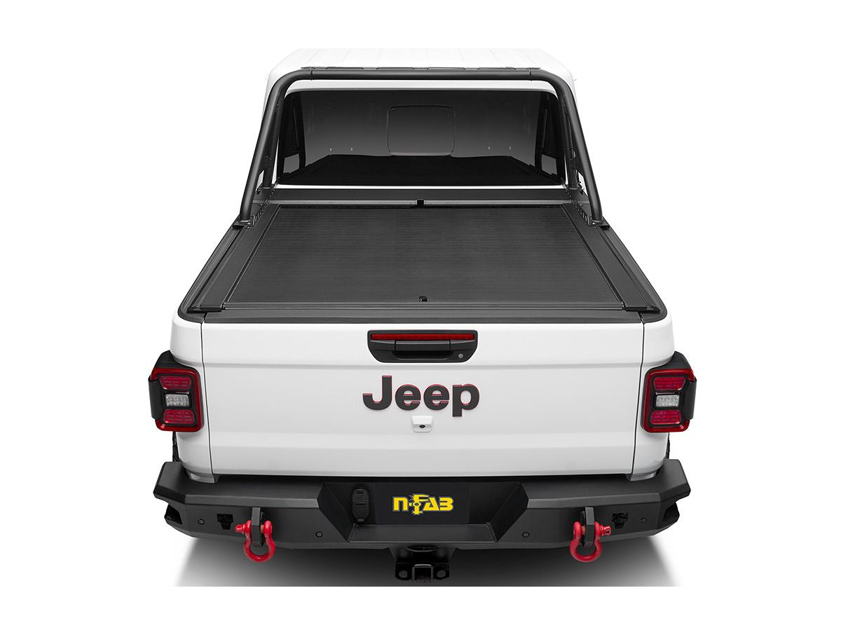 Armis Cover with Max Track Black 20-Present Jeep Gladiator w/ Trail Rail System w/Trail Rail Rugged Ridge