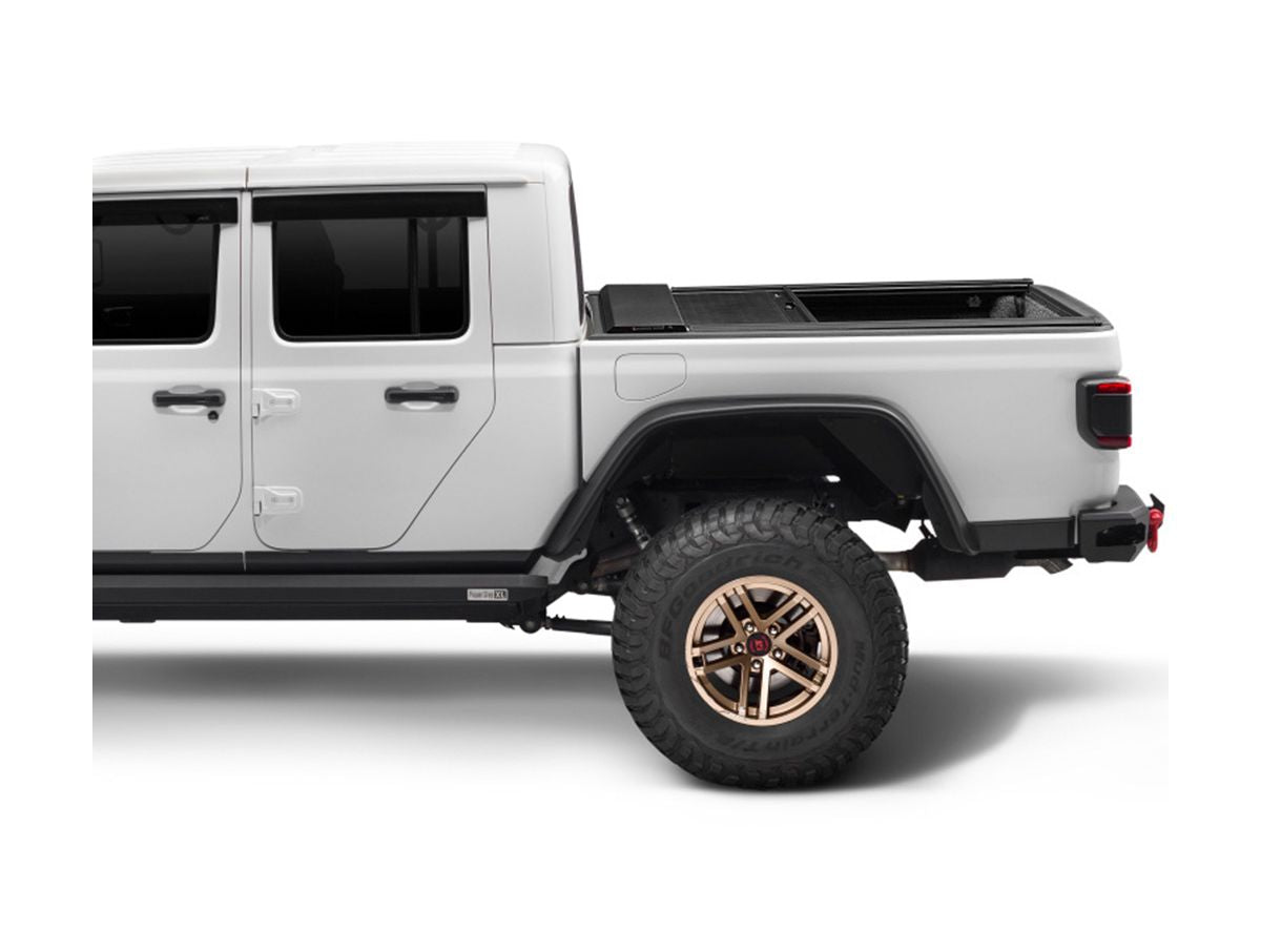 Armis Cover with Max Track Black 20-Present Jeep Gladiator w/o Trail Rail System w/o Trail Rail Rugged Ridge