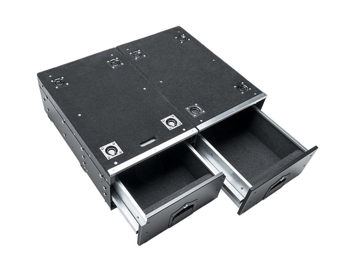 Cargo Storage Drawers Black Jeep Rugged Ridge