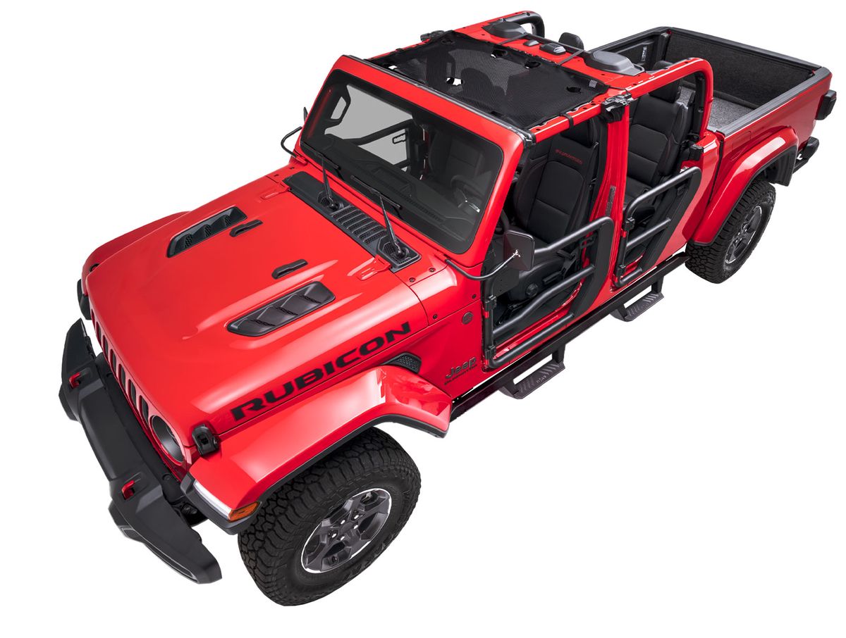 Eclipse Sun Shade Full Black Jeep Rugged Ridge