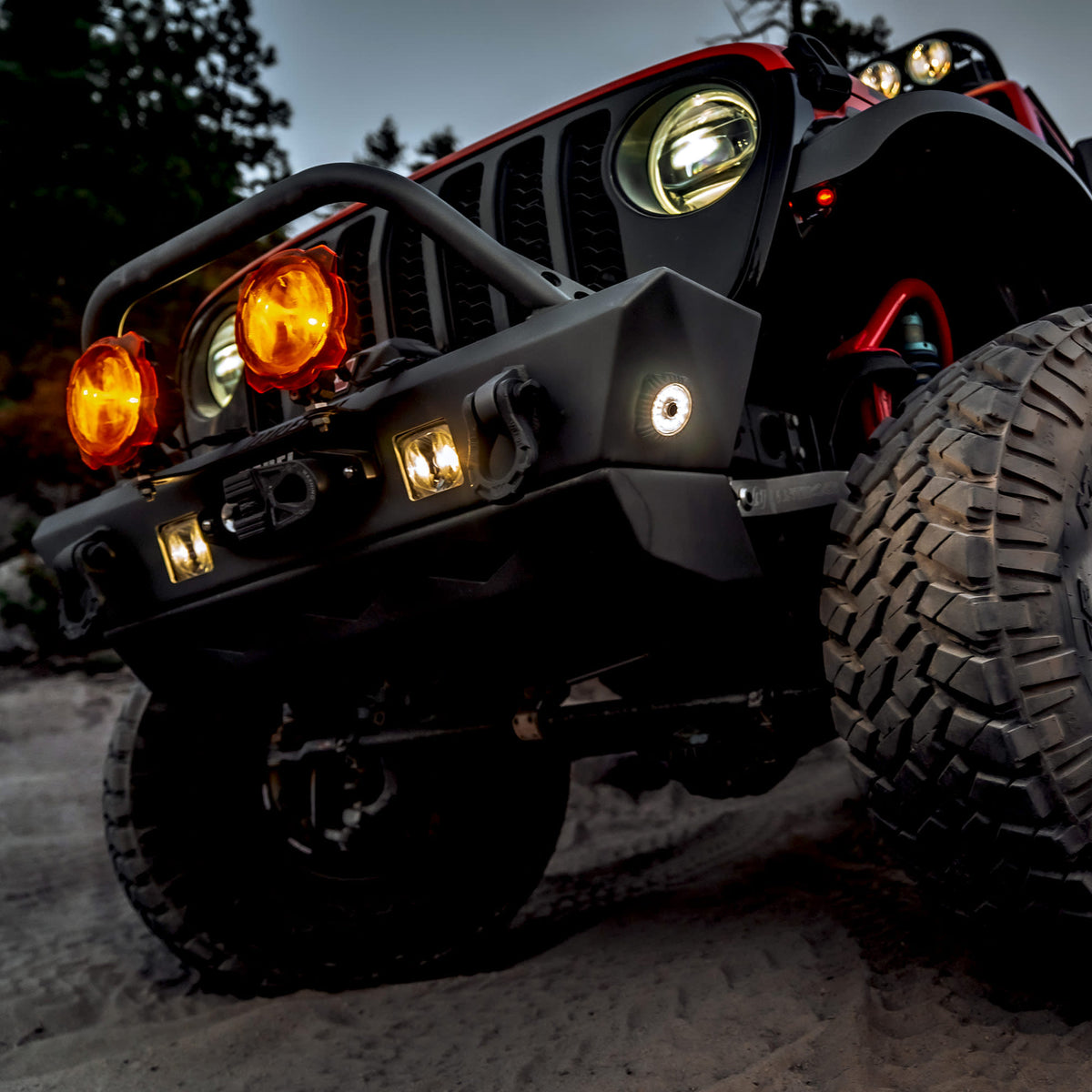 Cyclone V2 LED Flood Diffused 1 Light KC HiLiTES