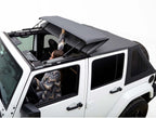 Voyager Top 4 Door Black Diamond Sail Cloth Tint 07-18 JKU Rugged Ridge