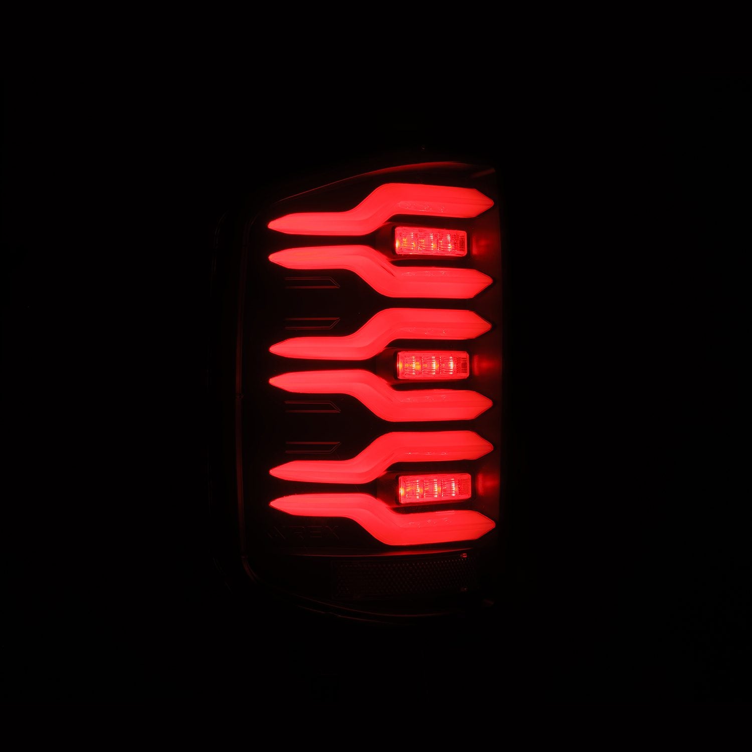 14-18 Chevrolet Silverado LUXX-Series LED Taillights Black - Apollo Off-Road