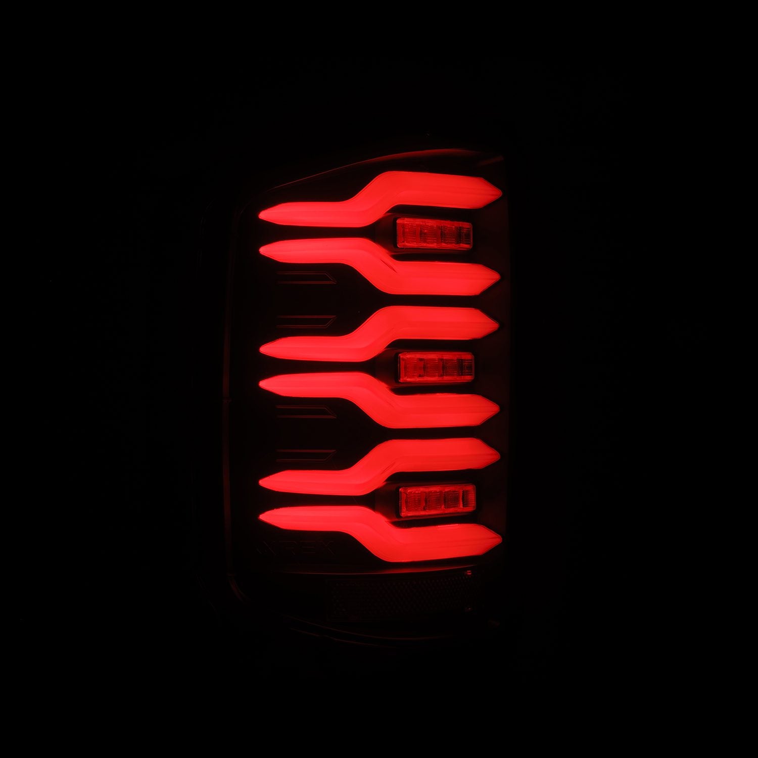 14-18 Chevrolet Silverado LUXX-Series LED Taillights Black - Apollo Off-Road
