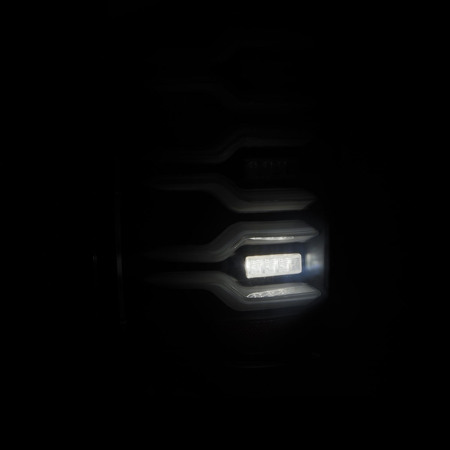 14-18 Chevrolet Silverado LUXX-Series LED Taillights Black - Apollo Off-Road