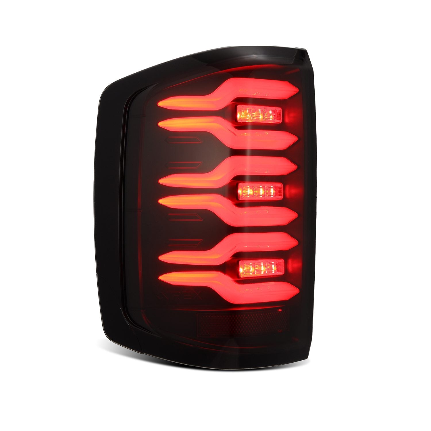 14-18 Chevrolet Silverado LUXX-Series LED Taillights Black - Apollo Off-Road