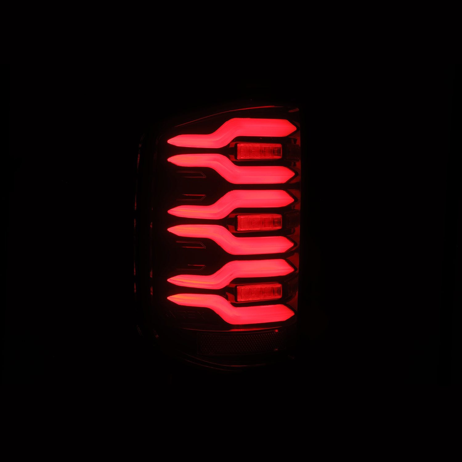 14-18 Chevrolet Silverado LUXX-Series LED Taillights Black-Red - Apollo Off-Road